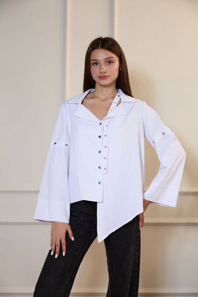 KOLLARI ÇITÇITLI GÖMLEK