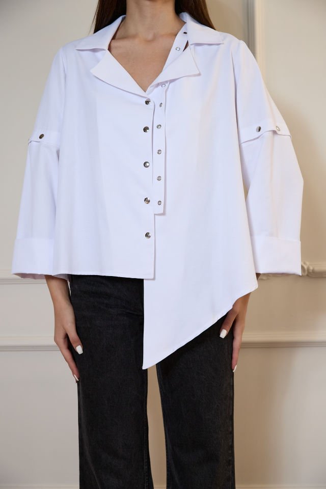 KOLLARI ÇITÇITLI GÖMLEK